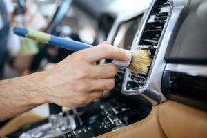 regular car interior cleaning