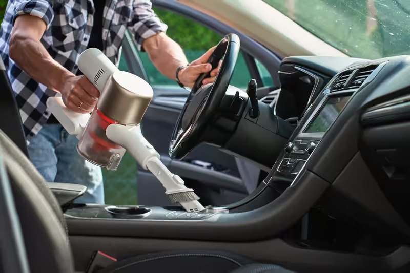 clean car interior